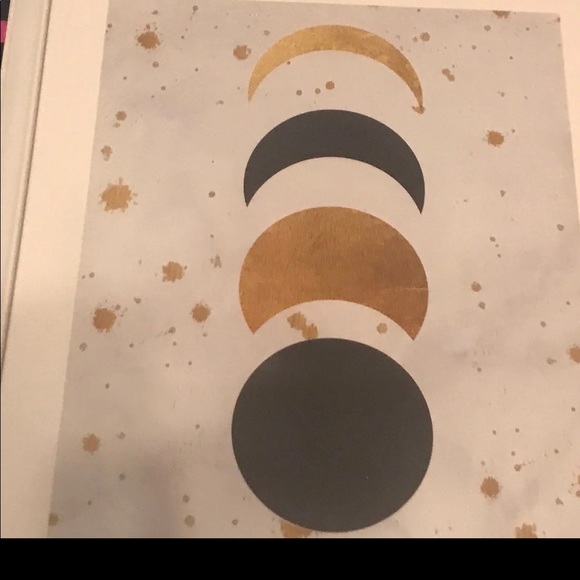 New "Live by the light of the moon" White Framed Wall Art - Picture 4 of 10